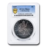 1839 Gobrecht Liberty Seated Dollar PR-64+ PCGS (J-104 Restrike)