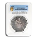 1839 Gobrecht Liberty Seated Dollar PR-64+ PCGS (J-104 Restrike)