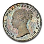 1839 Great Britain Silver Fourpence Victoria PF-66 Cameo NGC