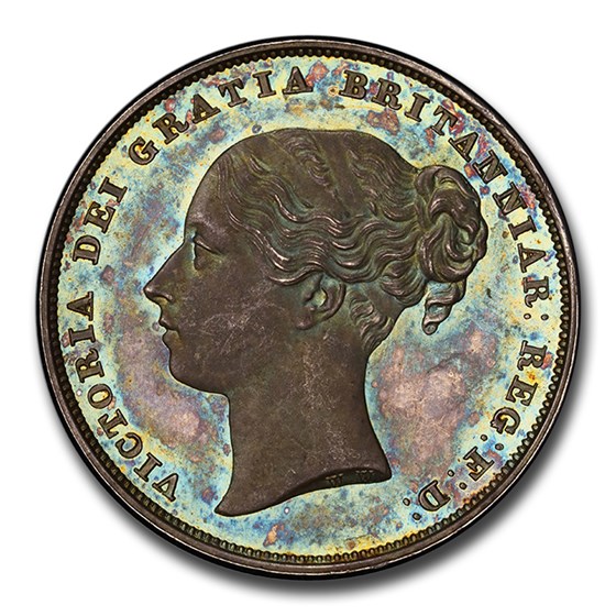 1839 Great Britain Silver Shilling Victoria PR-65 Cameo PCGS