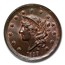 1839 Large Cent MS-66 NGC (Silly Head, Brown)