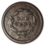 1839 Large Cent Silly Head Fine