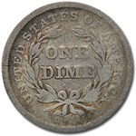 1839 Liberty Seated Dime VG
