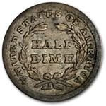 1839 Liberty Seated Half Dime VG