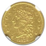 1839-O $2.50 Gold Classic Head Quarter Eagle AU-55 NGC