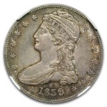 1839-O Capped Bust Half Dollar AU-58 NGC