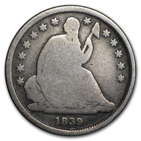 1839-O Liberty Seated Dime Good 1839-O Liberty Seated Dime Good