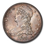 1839-O Reeded Edge Half Dollar MS-65 NGC