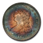 1839 Reeded Edge Half Dollar MS-65 PCGS (GR-7 RE, Capped Lg. Let)