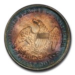 1839 Reeded Edge Half Dollar MS-65 PCGS (GR-7 RE, Capped Lg. Let)