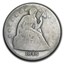 1840-1873 Liberty Seated Dollar AG