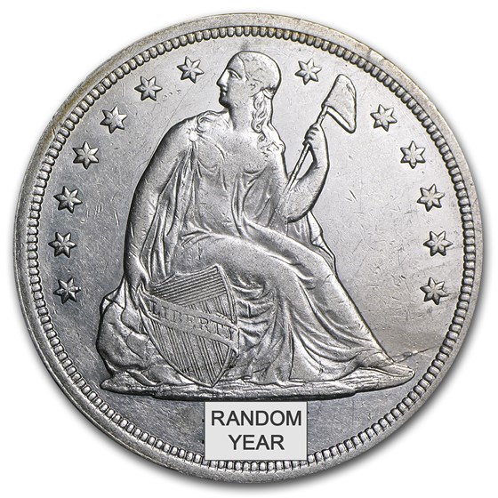 1840-1873 Liberty Seated Dollar AU 1840-1873 Liberty Seated Dollar AU