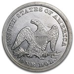 1840-1873 Liberty Seated Dollar AU