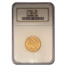 1840 $5 Liberty Gold Half Eagle AU-53 NGC