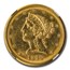 1840 $5 Liberty Gold Half Eagle MS-62 NGC