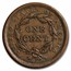 1840 Large Cent Lg Date AU