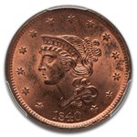 1840 Large Cent MS-64 PCGS (Red, Large Date)