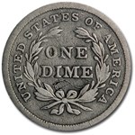 1840 Liberty Seated Dime Fine (Details)