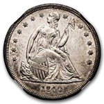 1840 Liberty Seated Dollar MS-62 NGC