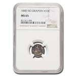 1840 Liberty Seated Half Dime MS-65 NGC (No Drapery)