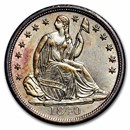 1840 Liberty Seated Half Dime No Drapery BU
