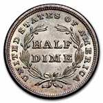 1840 Liberty Seated Half Dime No Drapery BU