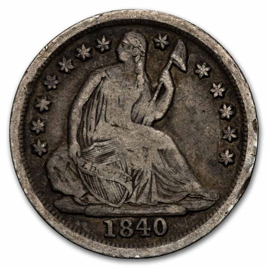 1840 Liberty Seated Half Dime No Drapery Good