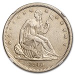 1840 Liberty Seated Half Dollar AU-53 NGC (Small Letters)