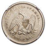 1840 Liberty Seated Half Dollar AU-53 NGC (Small Letters)