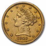 1840-O $5 Liberty Gold Half Eagle AU-50 PCGS