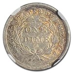 1840-O Liberty Seated Dime AU-53 NGC (No Drapery)