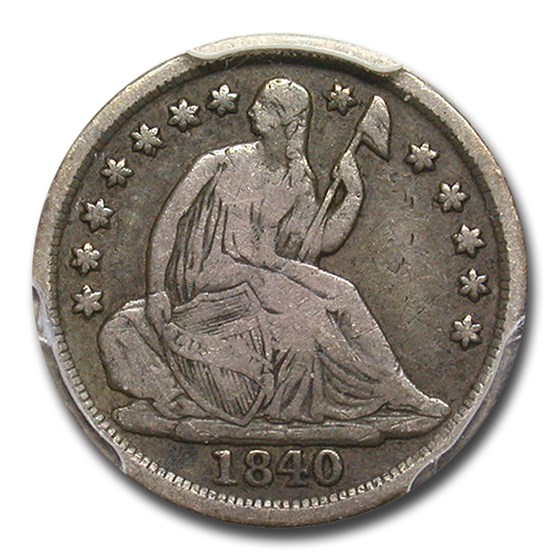 1840-O Liberty Seated Half Dime Fine-15 PCGS (No Drapery) 1840-O Liberty Seated Half Dime Fine-15 PCGS (No Drapery)