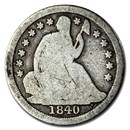 1840-O Liberty Seated Half Dime No Drapery Good