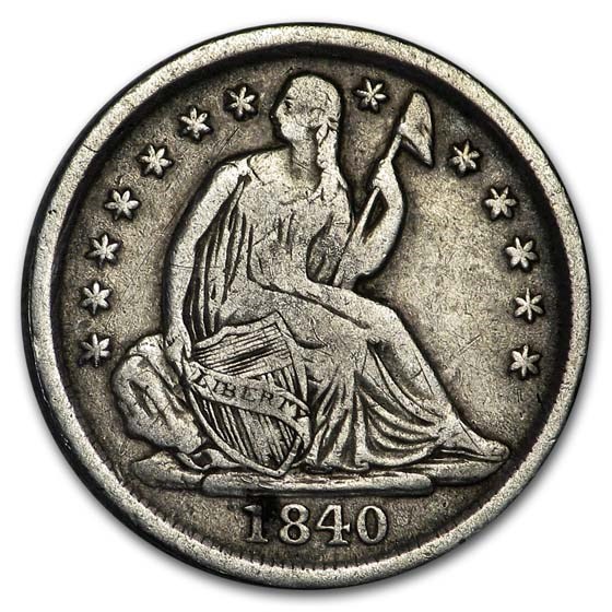 1840-O Liberty Seated Half Dime VF (No Drapery) 1840-O Liberty Seated Half Dime VF (No Drapery)
