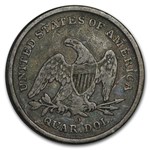 1840-O Liberty Seated Quarter No Drapery VF