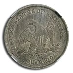 1840-O Liberty Seated Quarter XF-40 NGC (No Drapery)