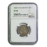 1840-O Liberty Seated Quarter XF-40 NGC (No Drapery)