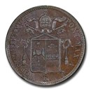 1840-R Papal States Baiocco MS-63 PCGS (Brown)