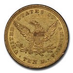 1841 $10 Liberty Gold Eagle AU-58+ PCGS CAC