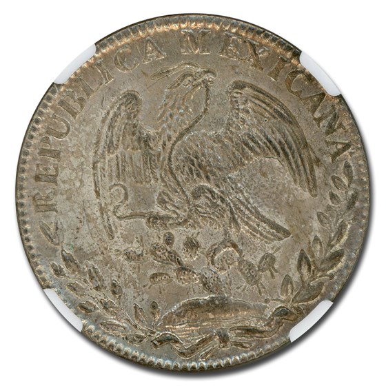 Buy 1841GO Mexico Silver 8 Reales MS63 NGC APMEX