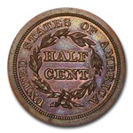 1841 Half Cent PR-65 PCGS (BN, Reverse of 1840, Restrike)