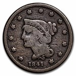 1841 Large Cent Good