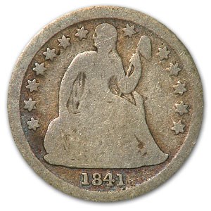 1841 Liberty Seated Dime Good 1841 Liberty Seated Dime Good