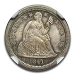 1841 Liberty Seated Dime MS-66 NGC