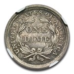 1841 Liberty Seated Dime MS-66 NGC