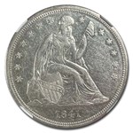 1841 Liberty Seated Dollar AU-58 NGC