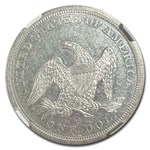 1841 Liberty Seated Dollar AU-58 NGC