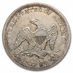 1841 Liberty Seated Dollar AU
