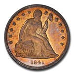 1841 Liberty Seated Dollar MS-64 PCGS CAC