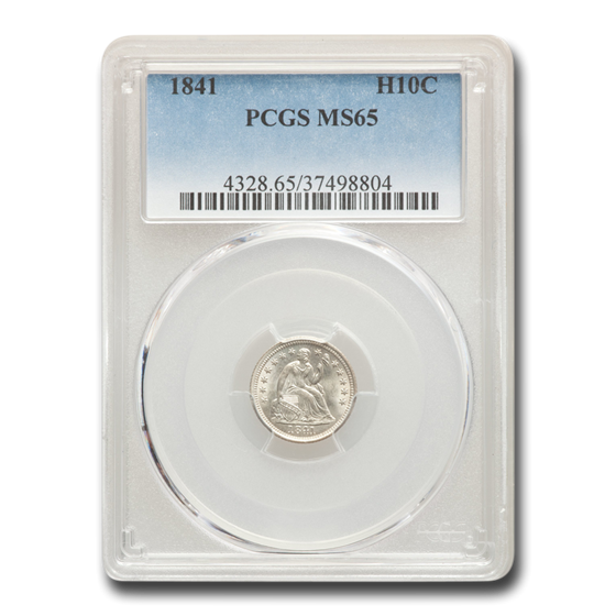 1841 Liberty Seated Half Dime MS-65 PCGS 1841 Liberty Seated Half Dime MS-65 PCGS
